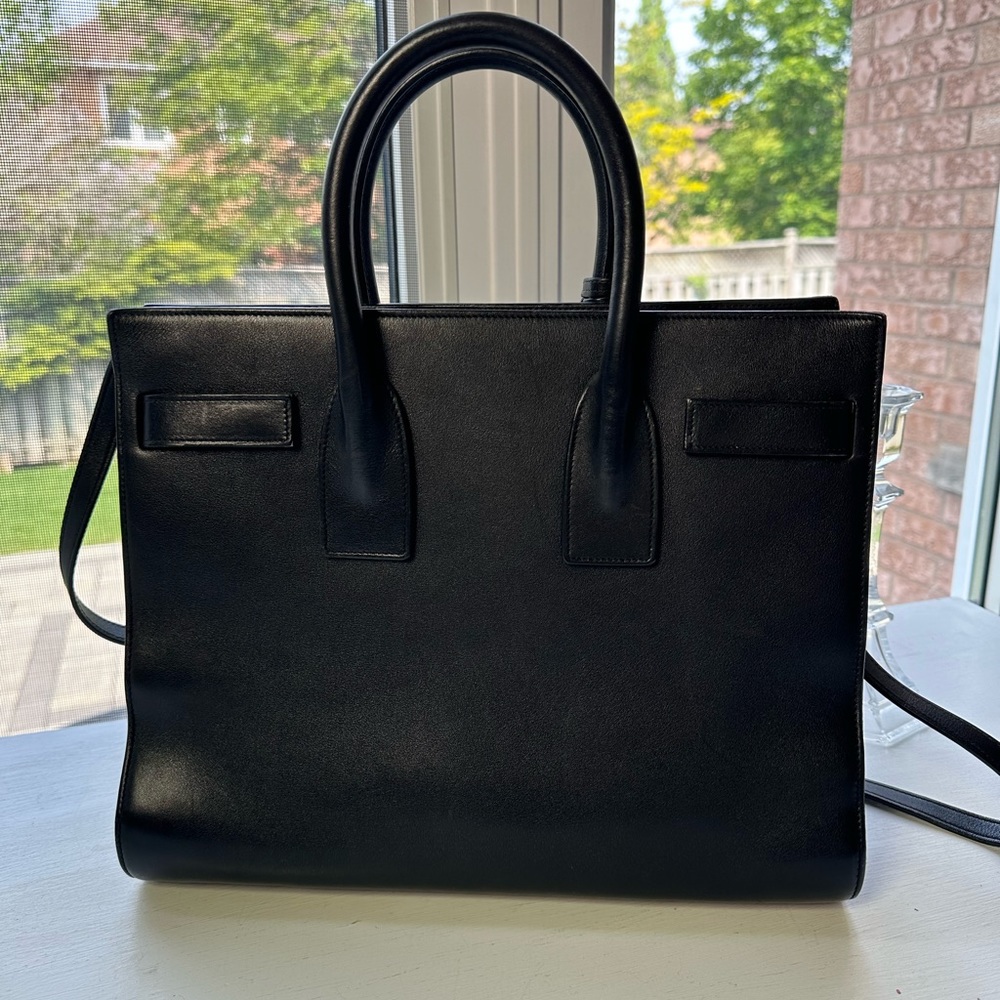 YSL Calfskin Small Sac De Jour Black - Picture 2 of 12
